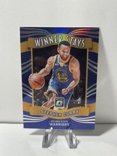 2023-24 Donruss Optic Stephen Curry Winner Stays HOLO Prizm #16 Warriors