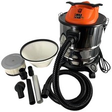 Multi-Zone Ash Vacuum with Rolling Base: Efficient Clean for Fireplaces  Grills