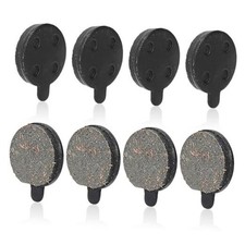 Bike Disc Brake Pads, 4 Pairs Electric Scooter Disc Brake Pads Semi Metal