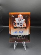 🔥2024 Topps Midnight #SMA-JT Joe Thomas Orange Dusk Auto /75 HoF Browns SP🔥