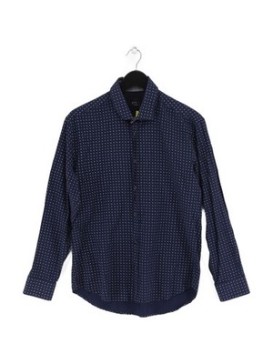 Steel & Jelly Herren Hemd XL Blau Baumwolle mit Polyester Basic