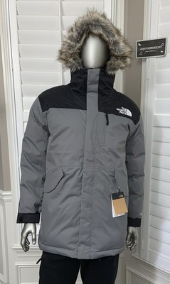 The North Face Mens Bedford (Mcmurdo) Down Parka Insulated Winter Jacket - Grey