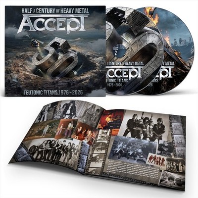 ACCEPT   Teutonic Titans 1976 - 2026 ( 04.09.2026 ) 2 CD  NEU & OVP
