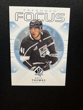24-25 UD SP Authentic Hockey RC Blue Freshman Focus FF-7 Akil Thomas
