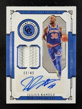 2020-21 Panini National Treasures JULIUS RANDLE 8/49 Patch Auto #GG-JLR