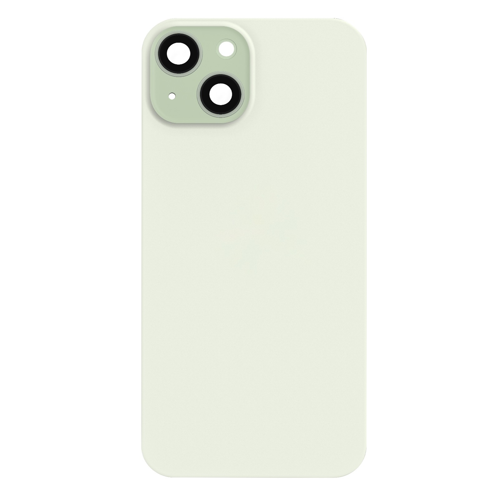 Vitre arrière pour iPhone 15 brisée ? Rparateur Clappio boîtier Vert pâle