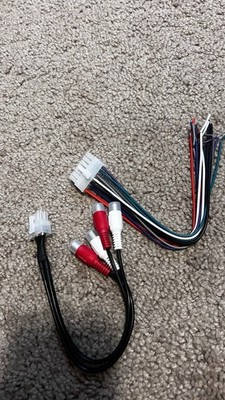 Kicker 14 Pin Power Speaker Harness & 8 Pin RCA KEY180.4, KEY200.4 Amplifier