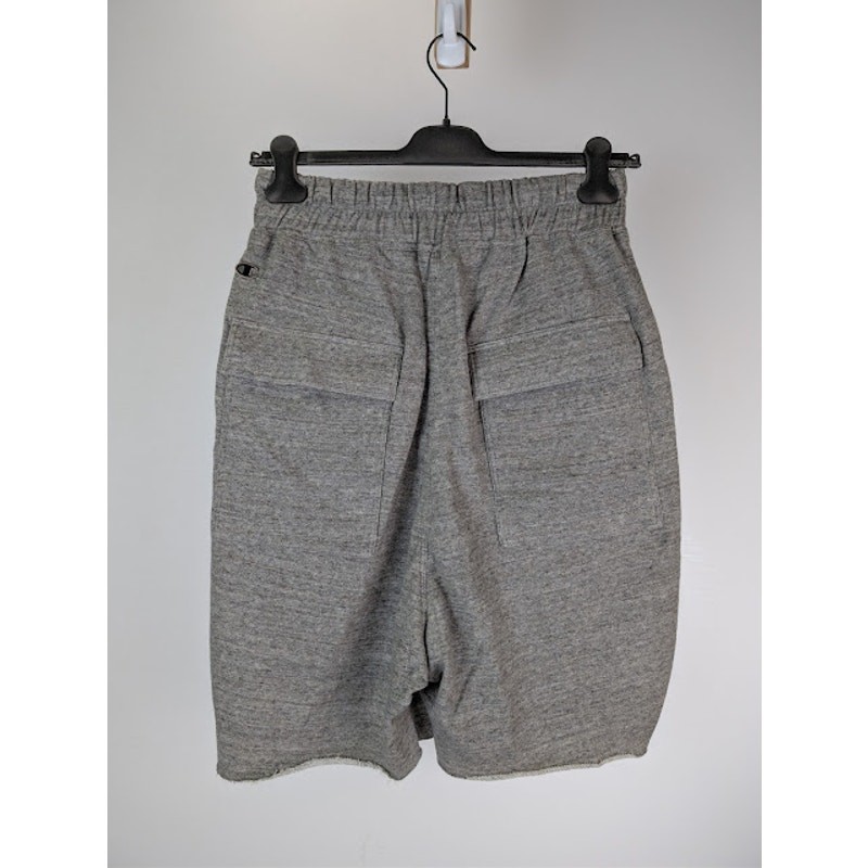 Rick Owens x Champion Knitted Beveled Pods Shorts in Grey Melange