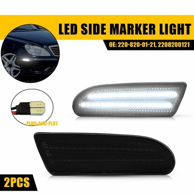 LED Bumper Side Marker Light For 00-06 Mercedes Benz S-Class W220 S430 S500 S55