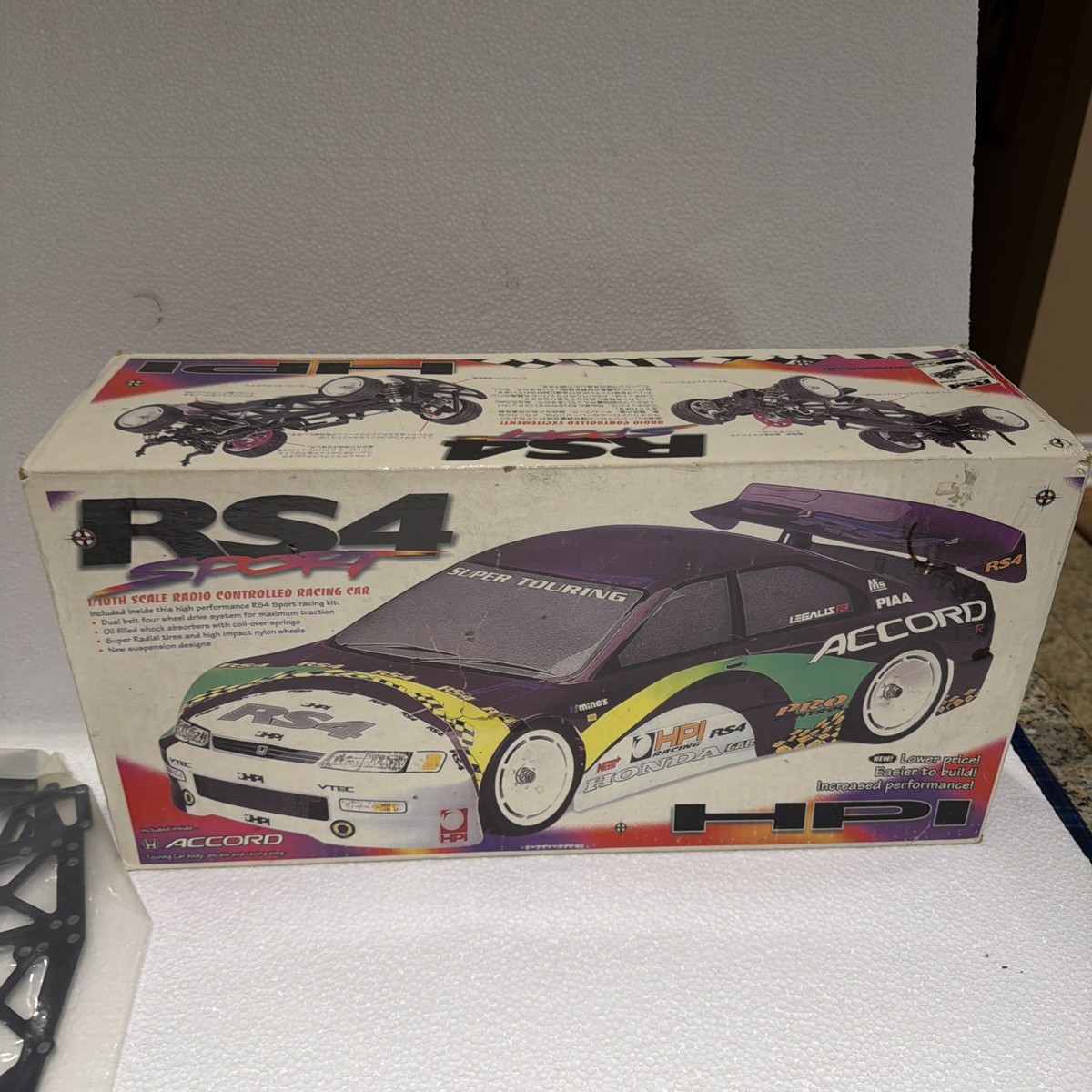 くりこう 完全動作品 1/10 HPI RS4 sport2 hpi HPI RS4 Sport 2 NIB 1:10 Touring Drift RC Car AWD No Body Shell