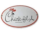 Vintage Chick Fil A Sign - Chicken Fast Food Porcelain Gas Pump Sign