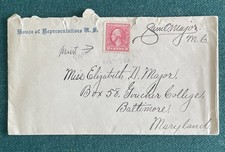 Vintage cover United States House of Representatives Congress Samuel Major 