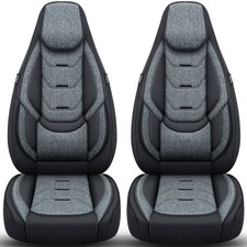 Schonbezüge Sitzbezüge für Mini Clubman 1 Bj 2007-14 in Schwarz/Grau H1