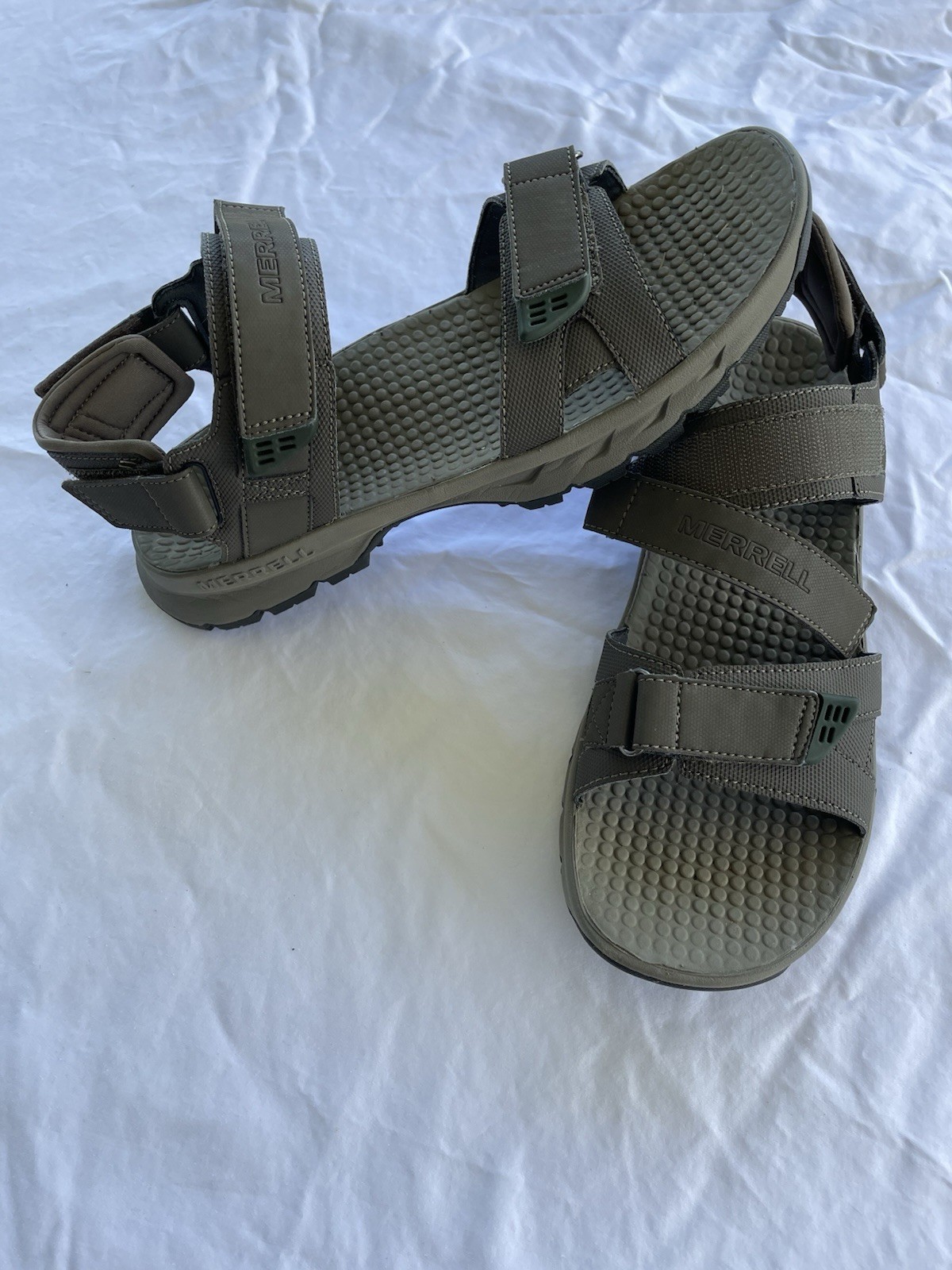 MERRELL Boulder sandali uomo tortora taglia 9 marrone chiaro