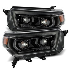 For 10-13 Toyota 4Runner Projector Headlights Halogen  Alpha-Black