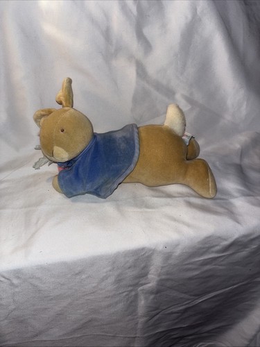Peter Rabbit Eden Musical Wind-Up Plush Toy 1990s Blue Jacket Laying ...