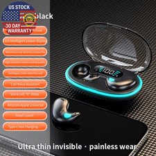 Mini Invisible Sleep Earphones TWS Wireless Bluetooth 5.3 Headphones Hidden Nois