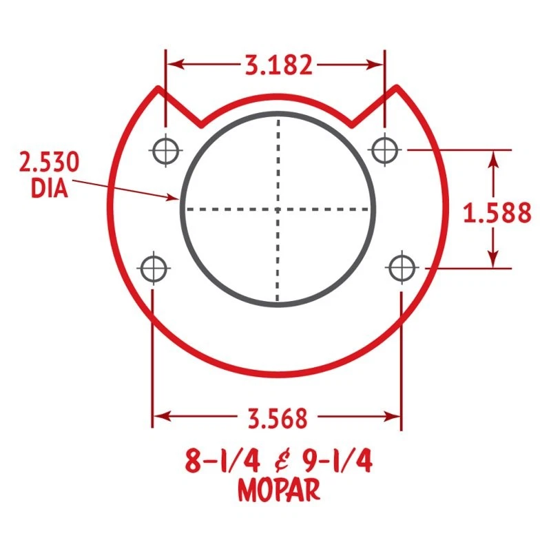 For Dodge Dart 1973-1976 LEED Brakes RC4001 Plain Rear Disc Brake Conversion Kit — 第 2/4 张图片