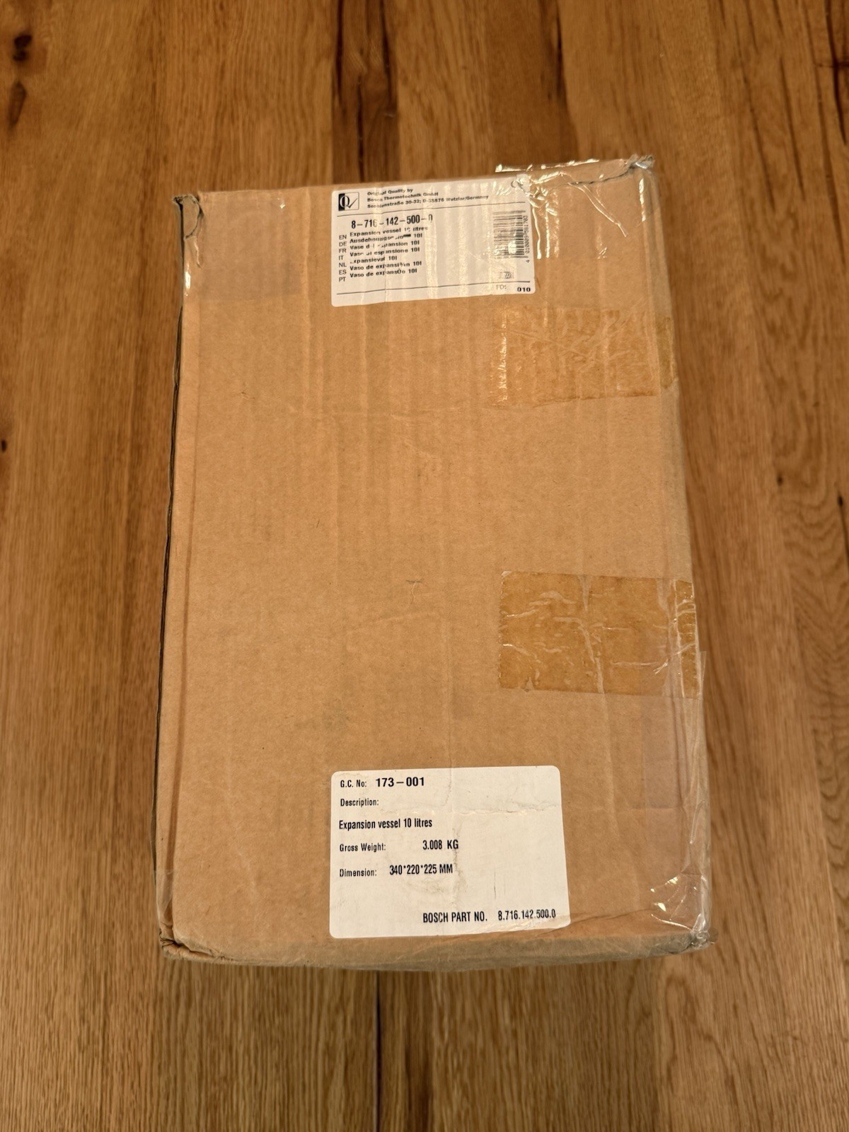Worcester Bosch 87161425000 Genuine Boiler Expansion Vessel Kit - New Unit Only