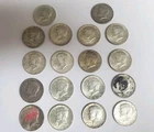Lot Of 18 Kennedy Half Dollars 1964, 90% Silver, Circulated