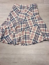 VTG Lauren Ralph Lauren Women's Patchwork Aline Midi Skirt Size 10 Boho Cottage