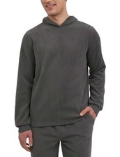 Eddie Bauer Men  s Textured Lounge Hoodie, Gray, Size XL, NWT