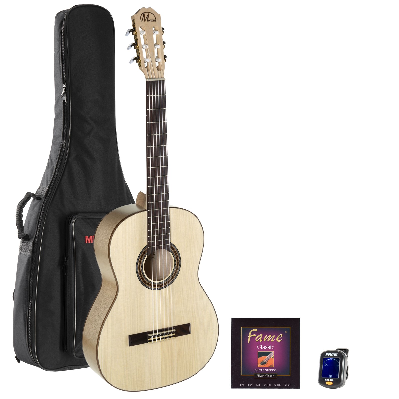 Monzani Gold Maple 44 Set - Konzertgitarren Set 45090₽