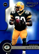 2001 Quantum Leaf #71 Ahman Green Green Bay Packers