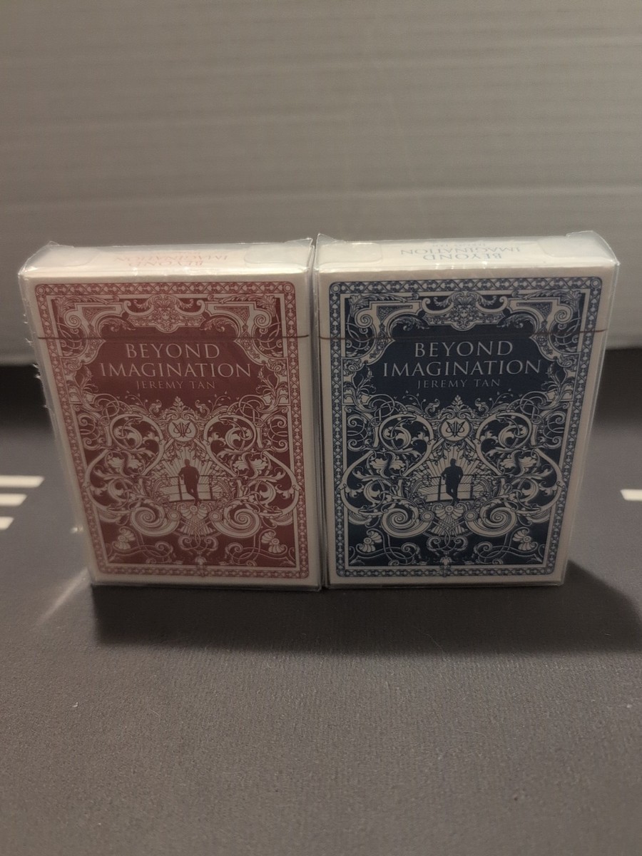 Beyond Imagination Playing Cards V2 2-Decks Set – Crimson & Azure
