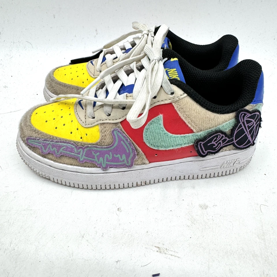 Nike Kids Force 1 Low LV8 Sandrift Track Rojo Talla 11.5C Patinador Deportivo DZ2807-100 Foto 2 de 4