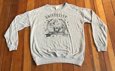 Sunset West University All-Star League Distressed Logo sweatshirt heather gray
