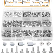 500PCS M.2 SSD Screw Kit NVMe Mounting Screws Standoffs for Laptop PC Repair