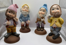 Vintage Elf Gnome Pipe Porcelain Ceramic Cute Little Figurine Christmas UCGC 4