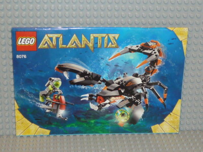 LEGO  Atlantis Bauanleitung 8076 Deep Sea Striker ungelocht instruction B3059