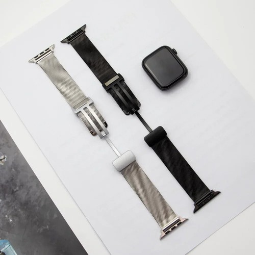 Magnetic Strap For Apple Watch Ultra 2 band 49mm Bracelet IWatch Series9 7 8 6 2 - 第 7/14 張圖片