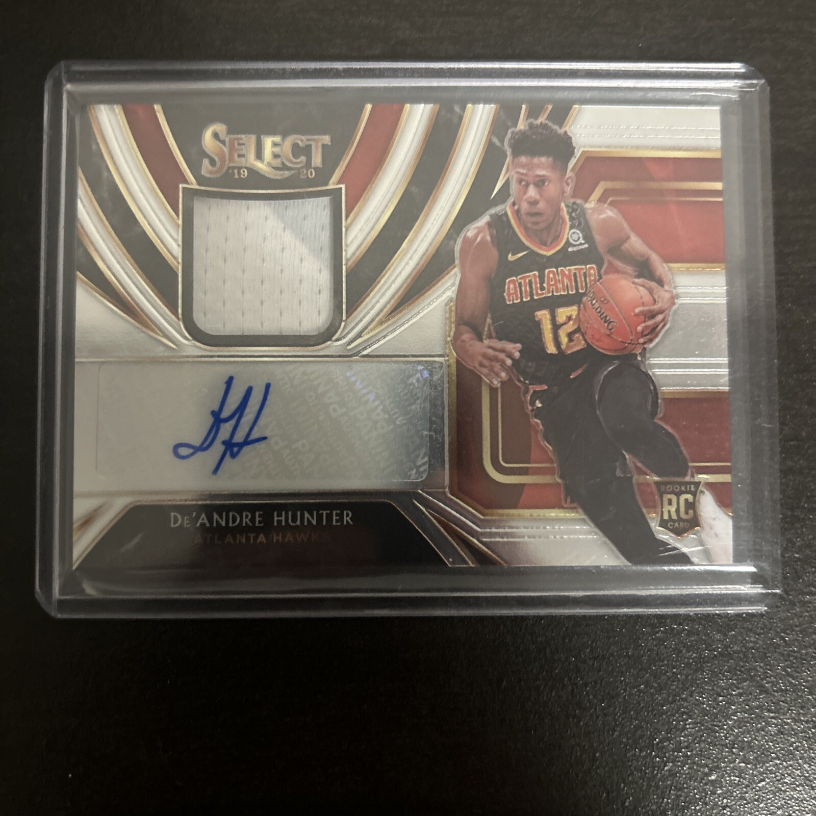 2019-20 Panini Select - Rookie Jersey Autographs #RJA-DAH De'Andre Hunter /199