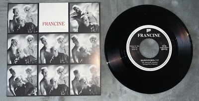 FRANCINE * Downtown/On My Backyard * Vinyl 7  * ROCKABILLY * Psychobilly