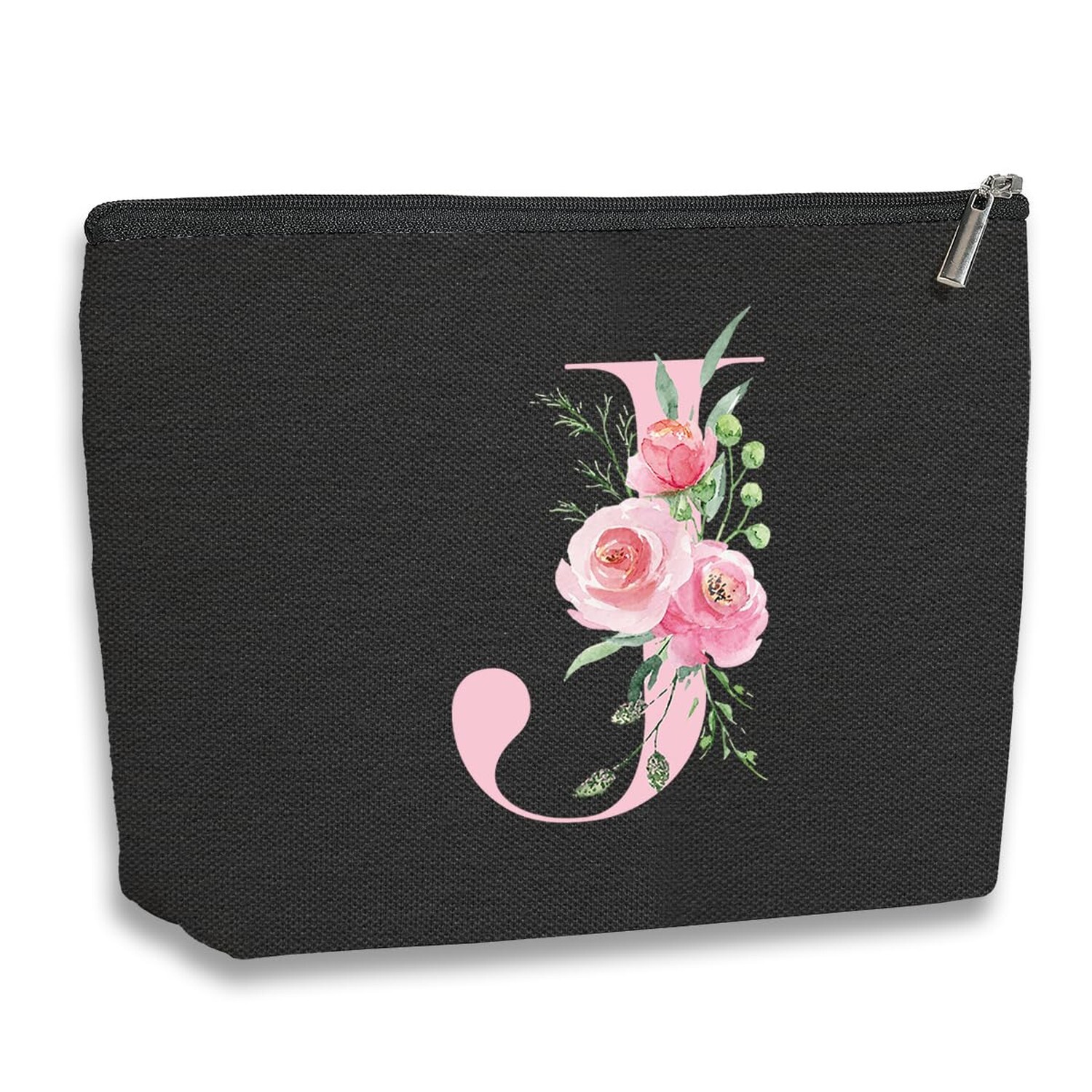 A-Z Personalized Cosmetic Bag Monogrammed Makeup Bags Bridesmaid Gifts Custom...