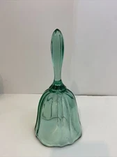 FENTON ART GLASS GREEN BELL