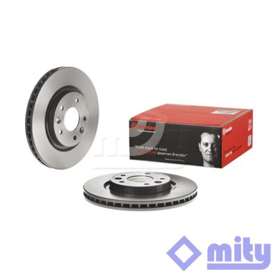 Fits Nissan Qashqai X-Trail Leaf Renault Kadjar 2x Discs Front Mity