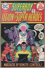 Lot of 9 issues of DC Superboy / Legion from the 1970's
