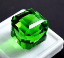 Brazilian GREEN Color Topaz 100 Ct+ Cube Cut ...
