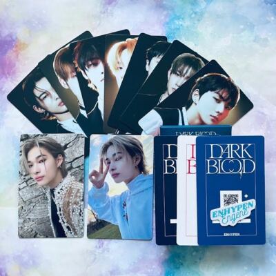 NI-KI ENHYPEN DARK BLOOD Photo Card Mini Album Full Harf New NI-KI ENHYPEN DARK BLOOD Photo Card Mini Album Full Harf New