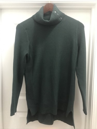 Forest Green Turtleneck Sweater 