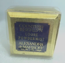 Alexandra de Markoff LOOSE POWDERMIST Loose Powder TRANSPARENT GOLDEN  **RARE!