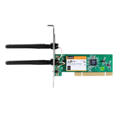 Tenda W322P 300Mbps Wireless Netzwerk PCI Adapter Karte mit Antennen