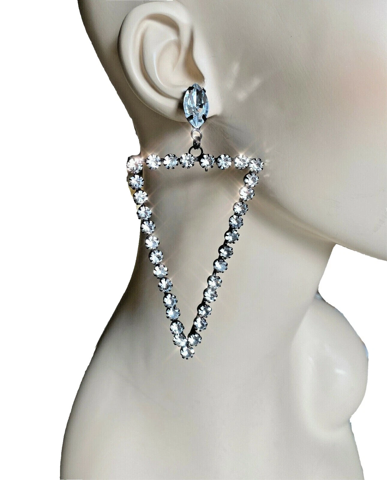 Kenneth Jay Lane 镀铑水钻时尚珠宝首饰