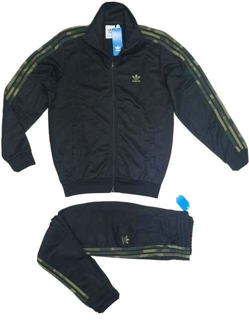 adidas originals authentic tracksuit in black