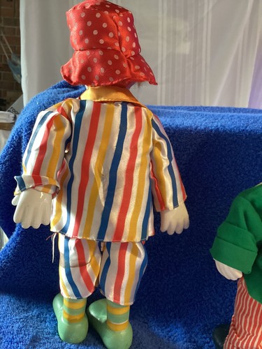 Vintage Porzellan 14 “ Hobo Happy Clown & 16 “ German Ziergenstand Clowns - Bild 5 von 10
