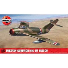 Image of Airfix Mikoyan-Gurevich MiG-17F Fresco. 1-72 Scale, Plastic Model Aeroplane Kit.